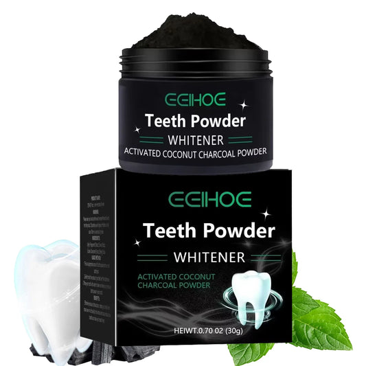 Teeth Whitening Powder - Natural Whitening & Deep Cleaning for Men & Women, Daily Fresh Breath Toothpaste