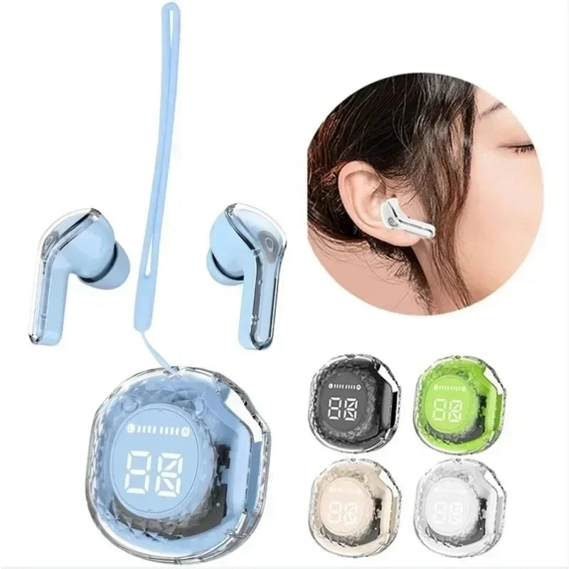 T8 Wireless Bluetooth Earbuds with LED Digital Display, HiFi Stereo Sound, TWS In-Ear Headphones with Charging Case, Touch Control & Built-in Mic