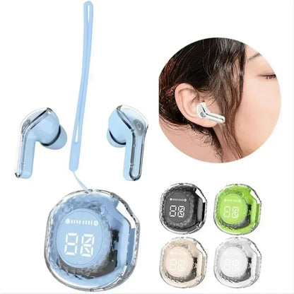 T8 Wireless Bluetooth Earbuds with LED Digital Display, HiFi Stereo Sound, TWS In-Ear Headphones with Charging Case, Touch Control & Built-in Mic