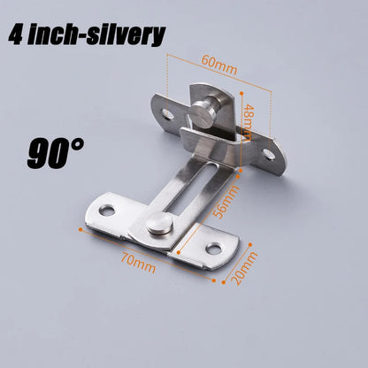 Sliding Barn Door Latch Sliding Right Angle Door Latch Door Bolt Wine Cooler Closet Window Door Latch Plug Baby Safety Latch