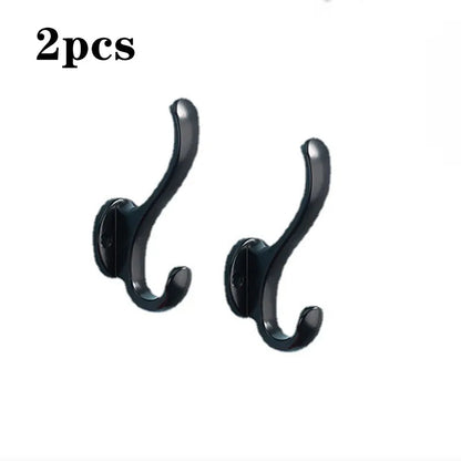 2/4pcs Wall Hooks Nail Hanging Rack Home Keys Clothes Hanger Door Robe Hook Coat Rack Towel Holder Bathroom Kitchen Accessories
