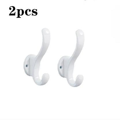 2/4pcs Wall Hooks Nail Hanging Rack Home Keys Clothes Hanger Door Robe Hook Coat Rack Towel Holder Bathroom Kitchen Accessories