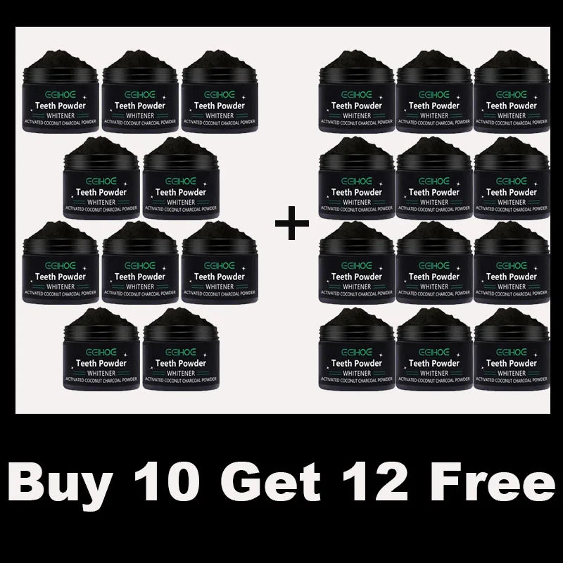 Teeth Whitening Powder - Natural Whitening & Deep Cleaning for Men & Women, Daily Fresh Breath Toothpaste