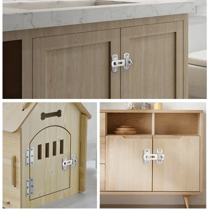 Sliding Barn Door Latch Sliding Right Angle Door Latch Door Bolt Wine Cooler Closet Window Door Latch Plug Baby Safety Latch