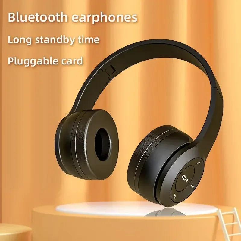 Stereo P47 Headset 5.0 Bluetooth Headset Folding Series Wireless Outdoor SportsHeadset for iPhone Samsung PC Game Accessories