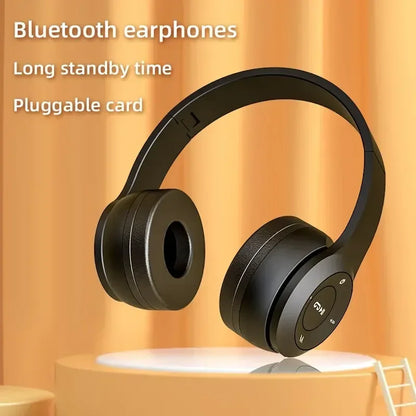 Stereo P47 Headset 5.0 Bluetooth Headset Folding Series Wireless Outdoor SportsHeadset for iPhone Samsung PC Game Accessories