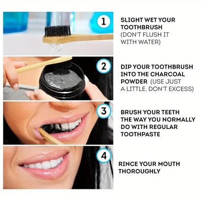 Teeth Whitening Powder - Natural Whitening & Deep Cleaning for Men & Women, Daily Fresh Breath Toothpaste