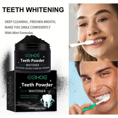 Teeth Whitening Powder - Natural Whitening & Deep Cleaning for Men & Women, Daily Fresh Breath Toothpaste