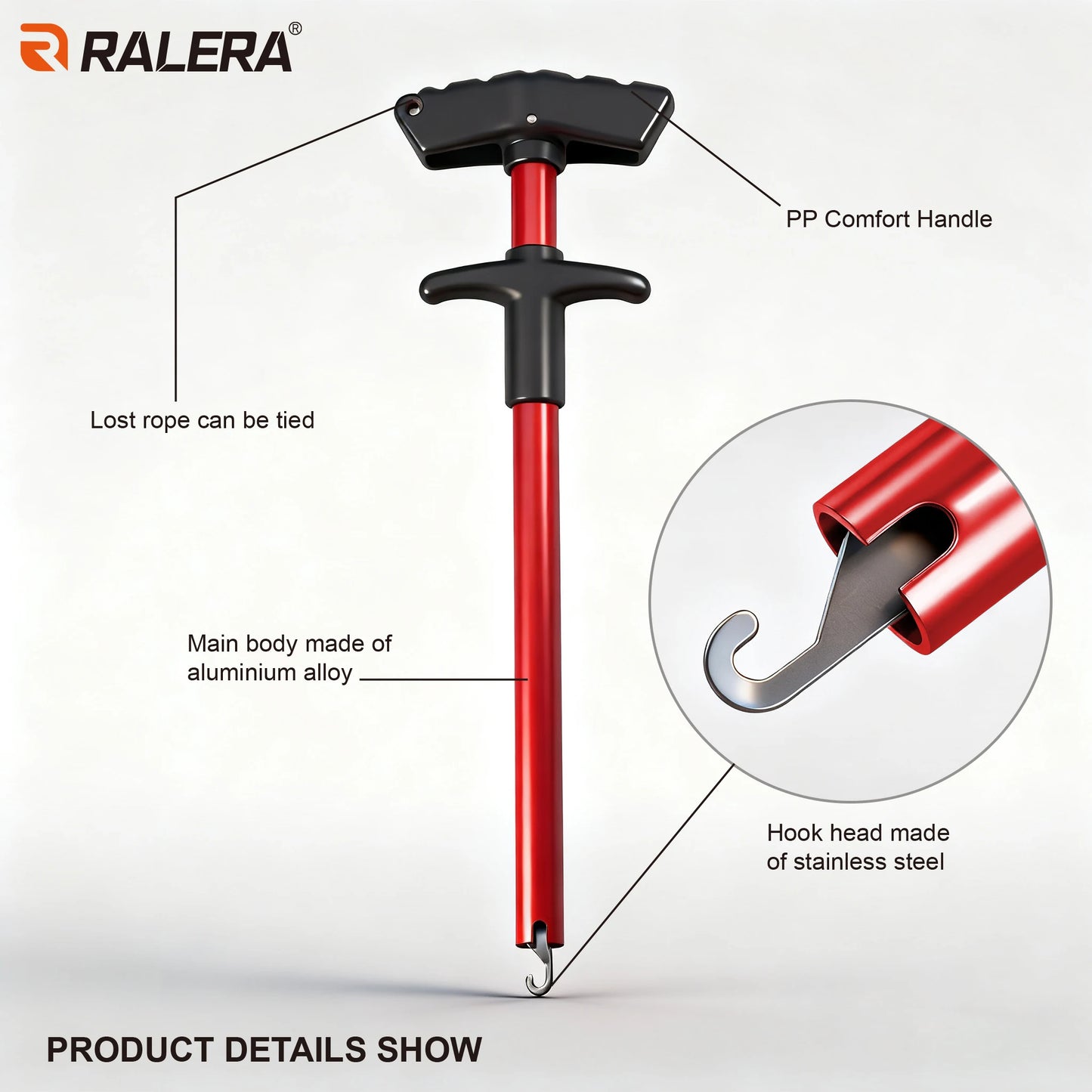 Fishing Gear Set Aluminum Alloy Fishing Pliers, Line Cutter, Hook Remover, Fish Grip with 20kg Control Capacity, Perfect Fishing