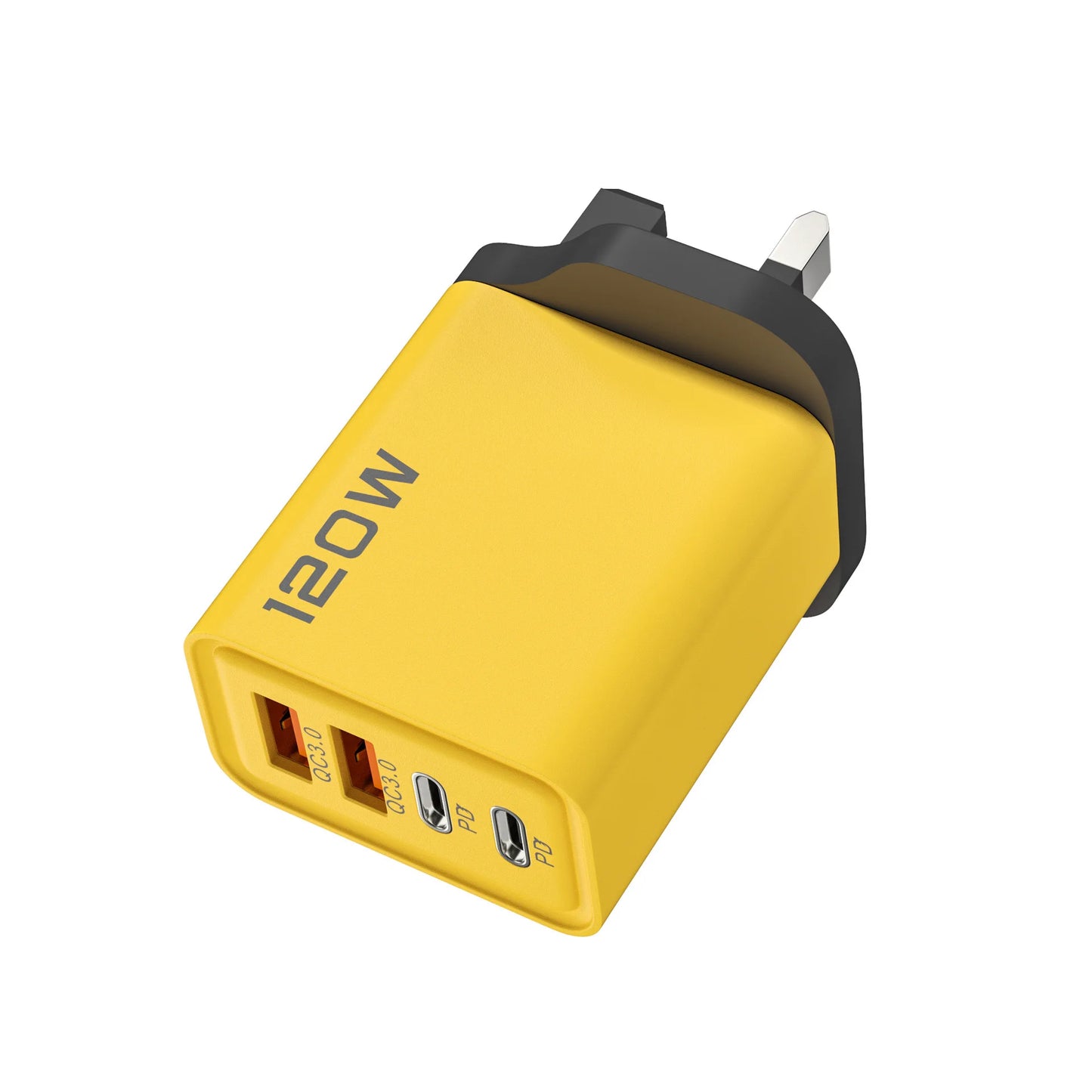 120W Multi Port USB Type C Quick Fast Charger PD QC3.0 Wall Power Adapter EU US UK Plug For iPhone 17 16 15 14 Samsung Xiaomi