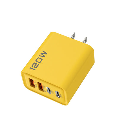 120W Multi Port USB Type C Quick Fast Charger PD QC3.0 Wall Power Adapter EU US UK Plug For iPhone 17 16 15 14 Samsung Xiaomi